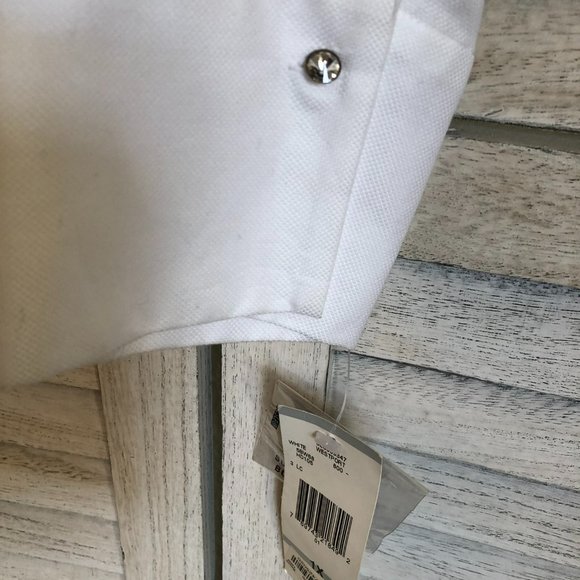 NWT Jones New York White Oxford Tuxedo Blouse 1X - Picture 9 of 9